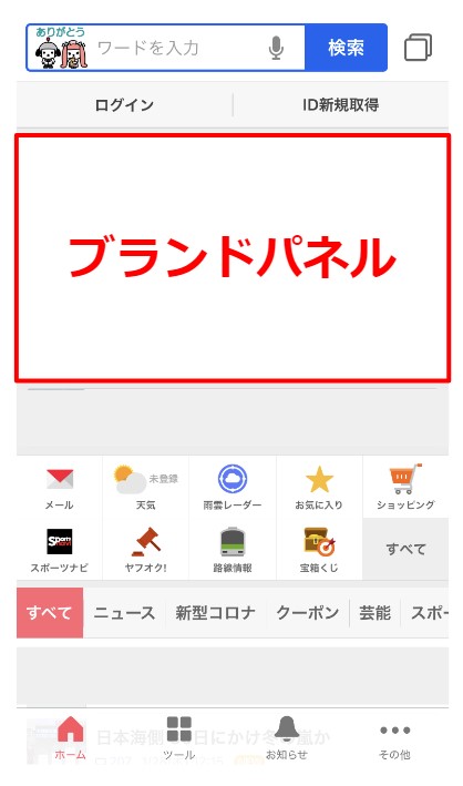 スマートフォン版ブランドパネル
