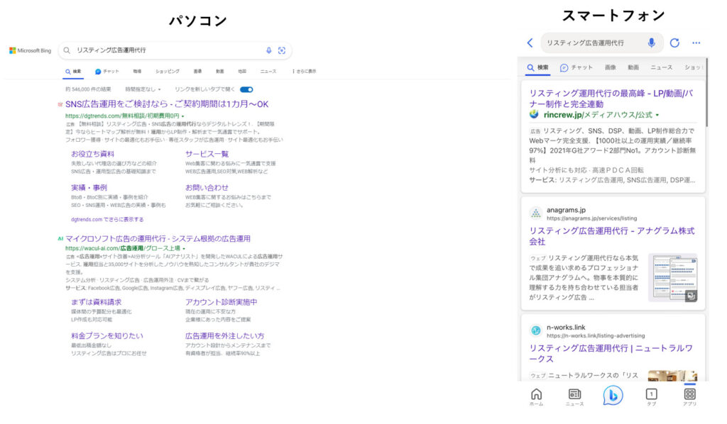 bing_リスティング広告