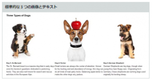 Amazon広告_商品紹介コンテンツ（Aプラスコンテンツ）_標準的な3つの画像とテキスト